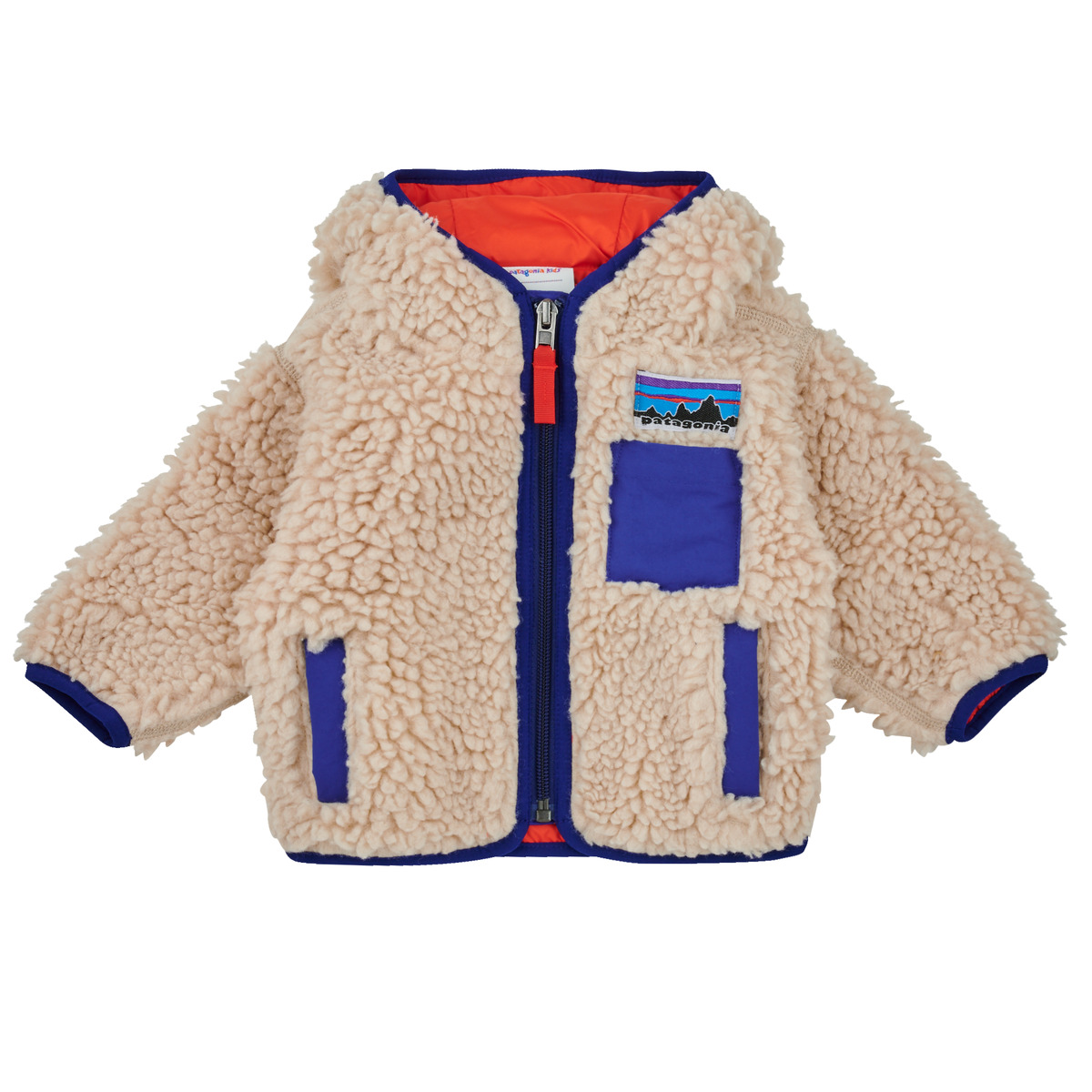 Patagonia - BABY RETRO-X HOODY - Beige / Blue