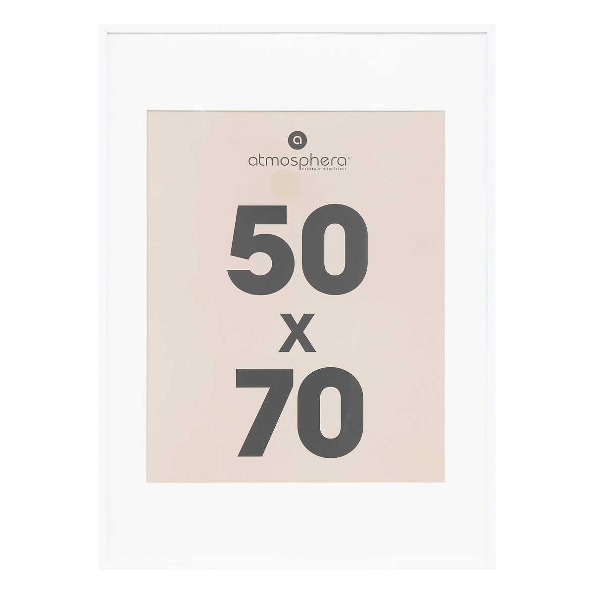 Photo frame "Manu" White, 50x70 cm
