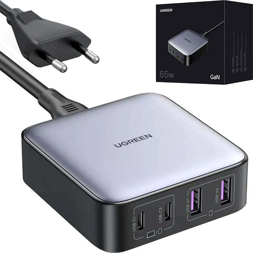 Ugreen CD327 USB-A and USB-C wall charger