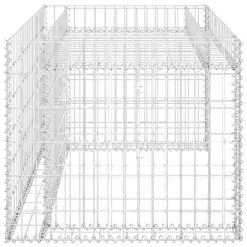 NNEVL Lawn Mower Garage with Raised Bed 110x80x60 cm Steel Wire