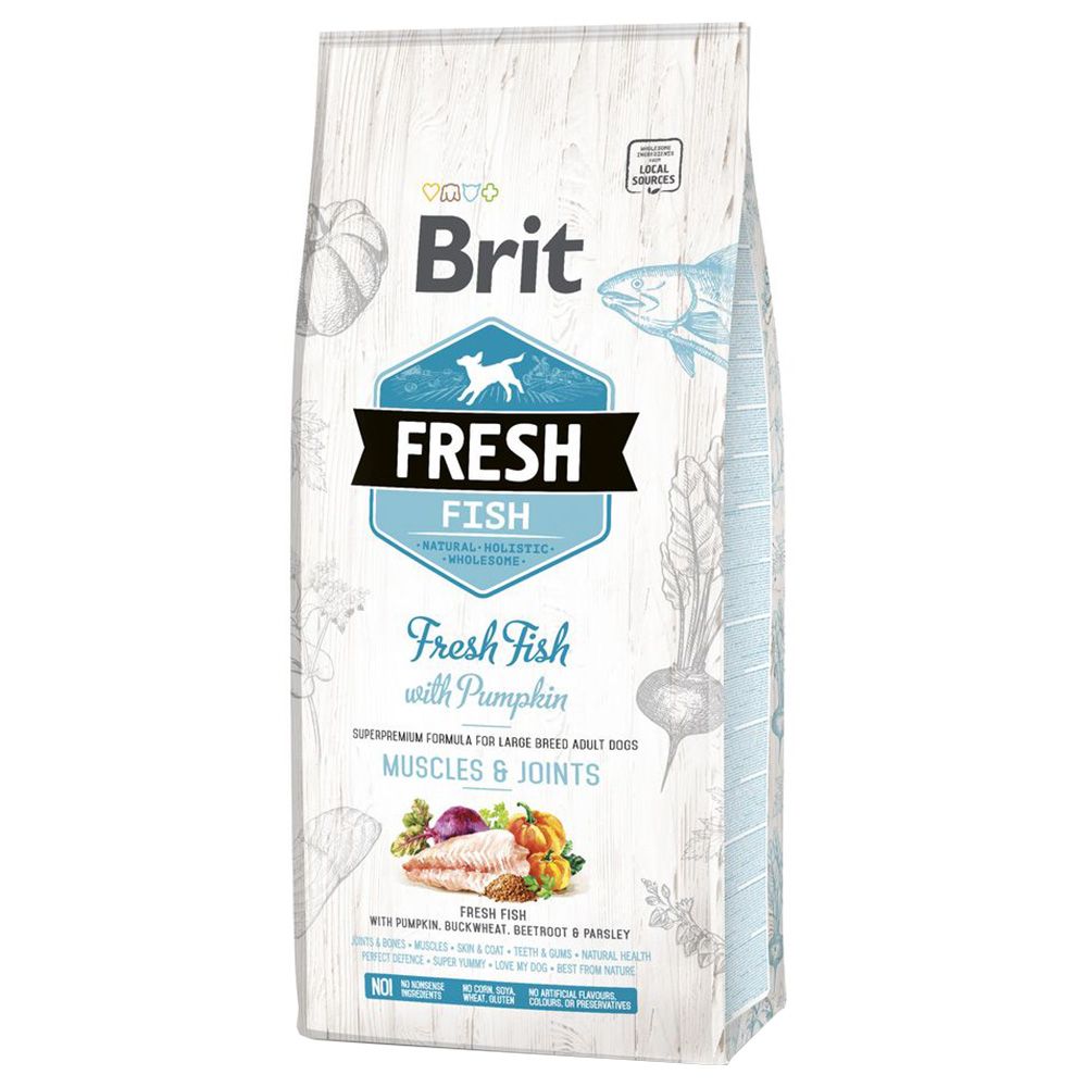 Brit Fresh Fish with Squash Adult Large