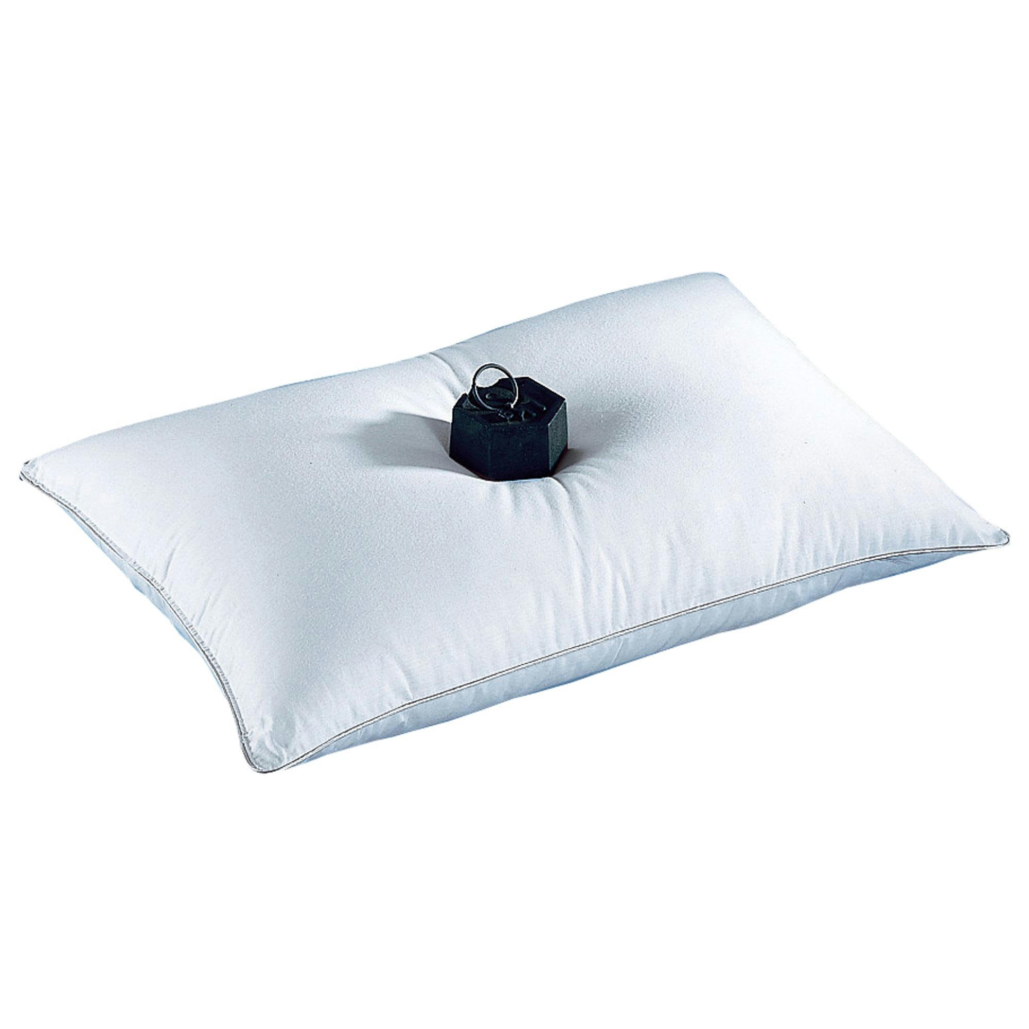 HOLLOFLEX SANITIZED - Oreiller ferme 65x65 blanc en coton