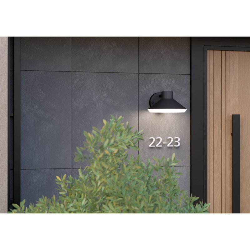 Applique extérieure LED Ninnarella noire 4,6 W EGLO