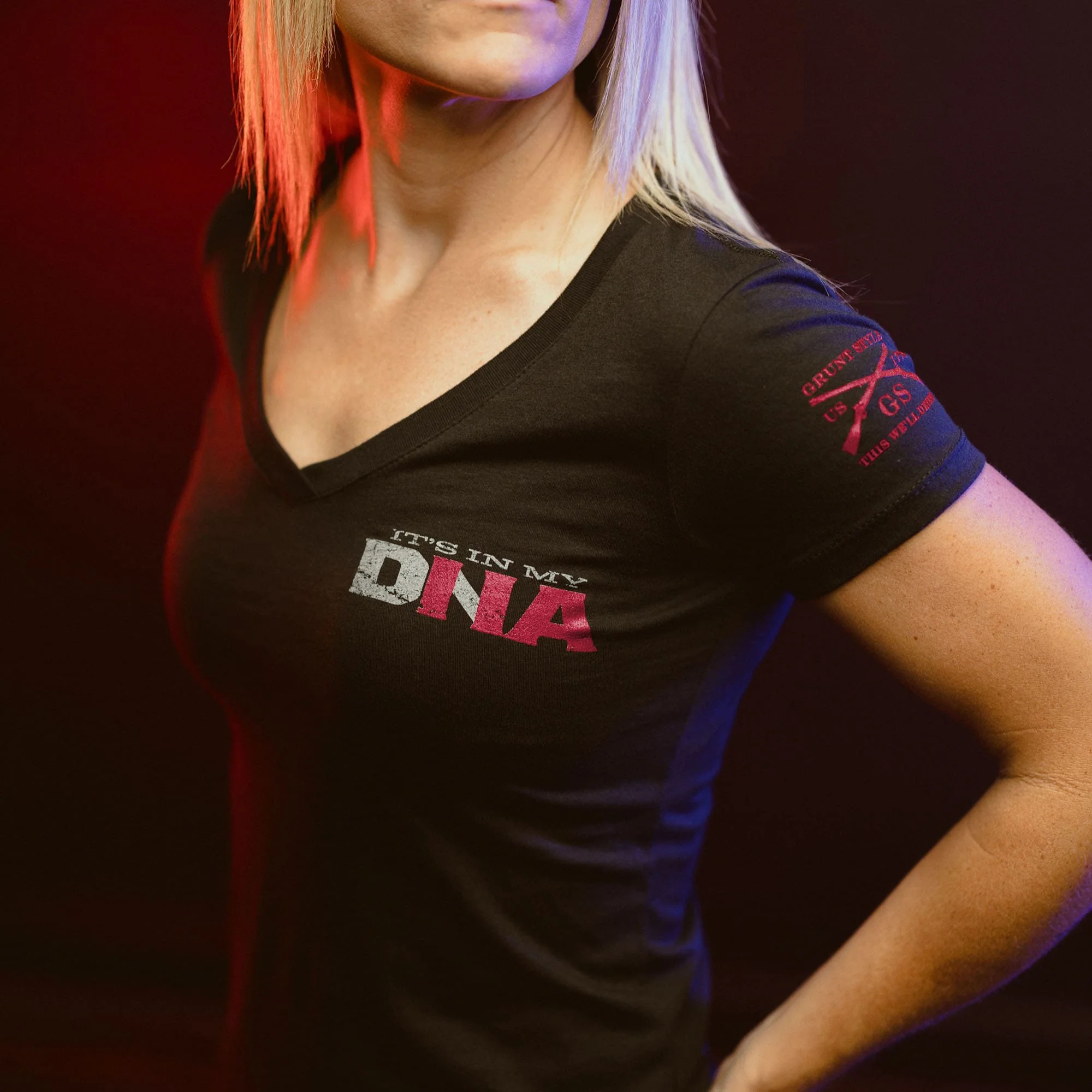 Women's Unapologetically 2A V-Neck - Black