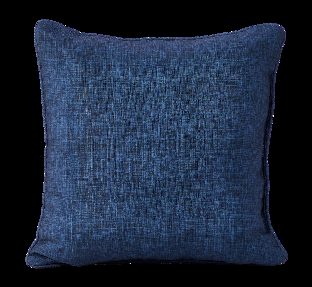 CANVAS Blue Ikat Patio Accent Cushion, 18-in x 18-in