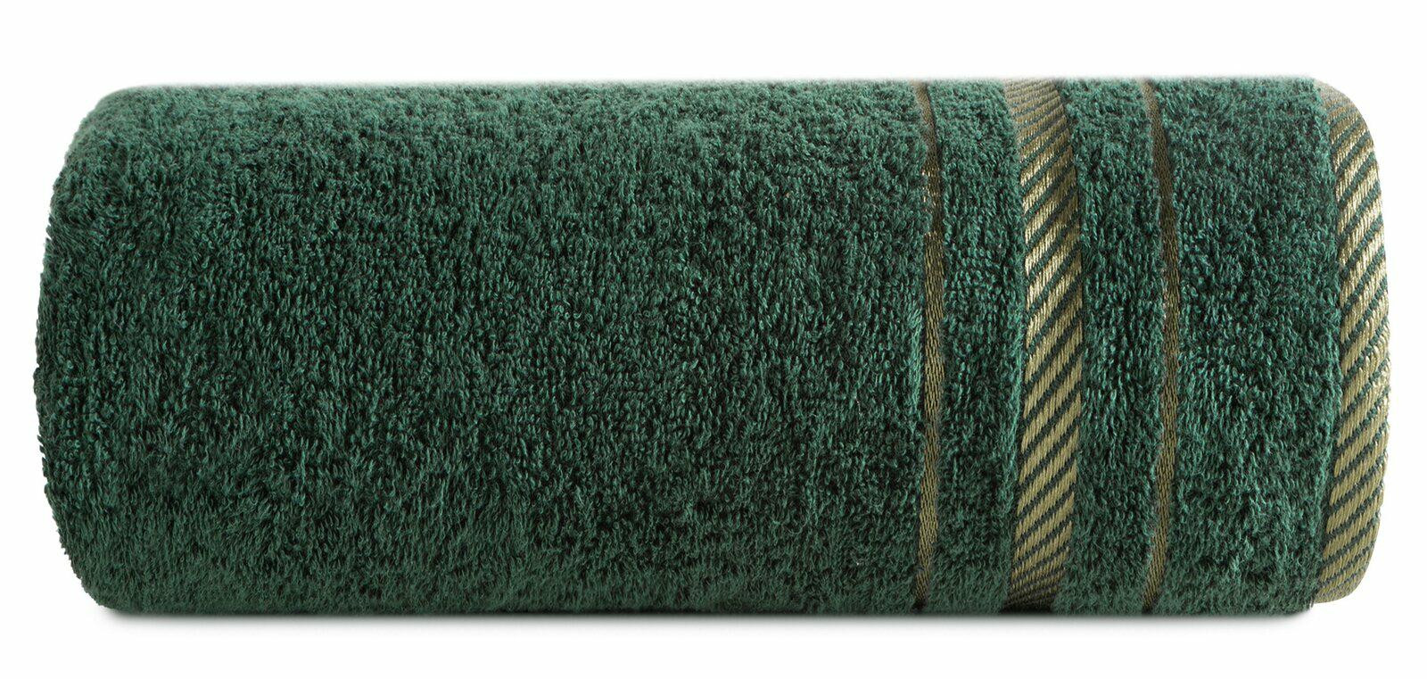 Ręcznik Koral 70x140 zielony ciemny frotte 480g/m2