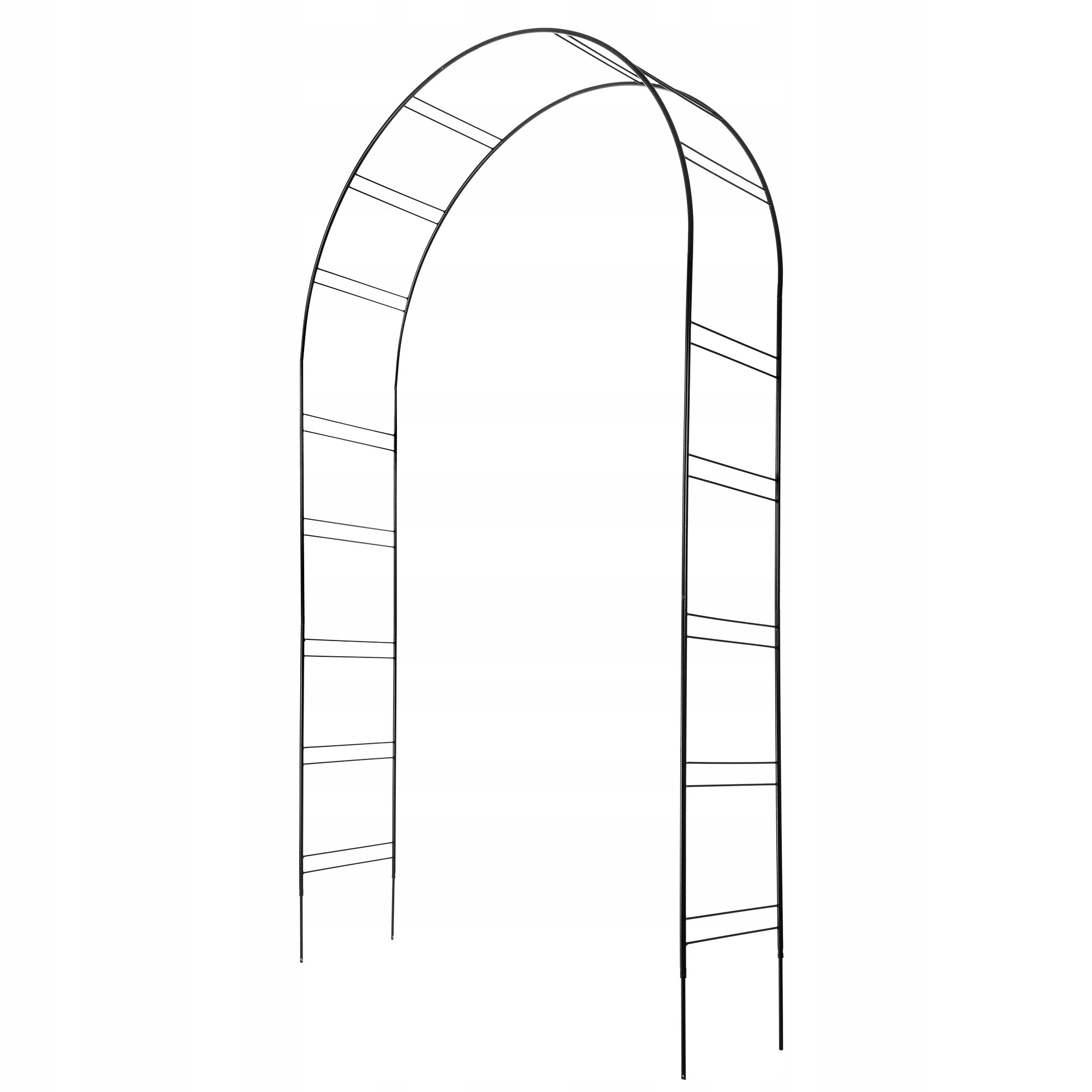 Pergola Łuk Ogrodowa Metalowa Na Kwiaty Róże 255cm