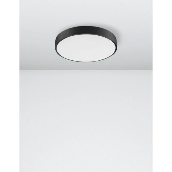 Deckenleuchte »Hadon«, LED, 24 W, Höhe: 5 cm, schwarz