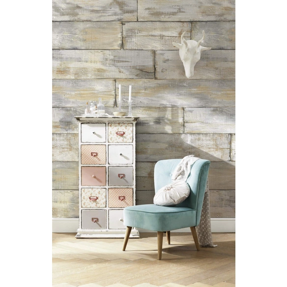 Vliestapete »Shabby Chic«, Breite: 368 cm, inkl. Kleister