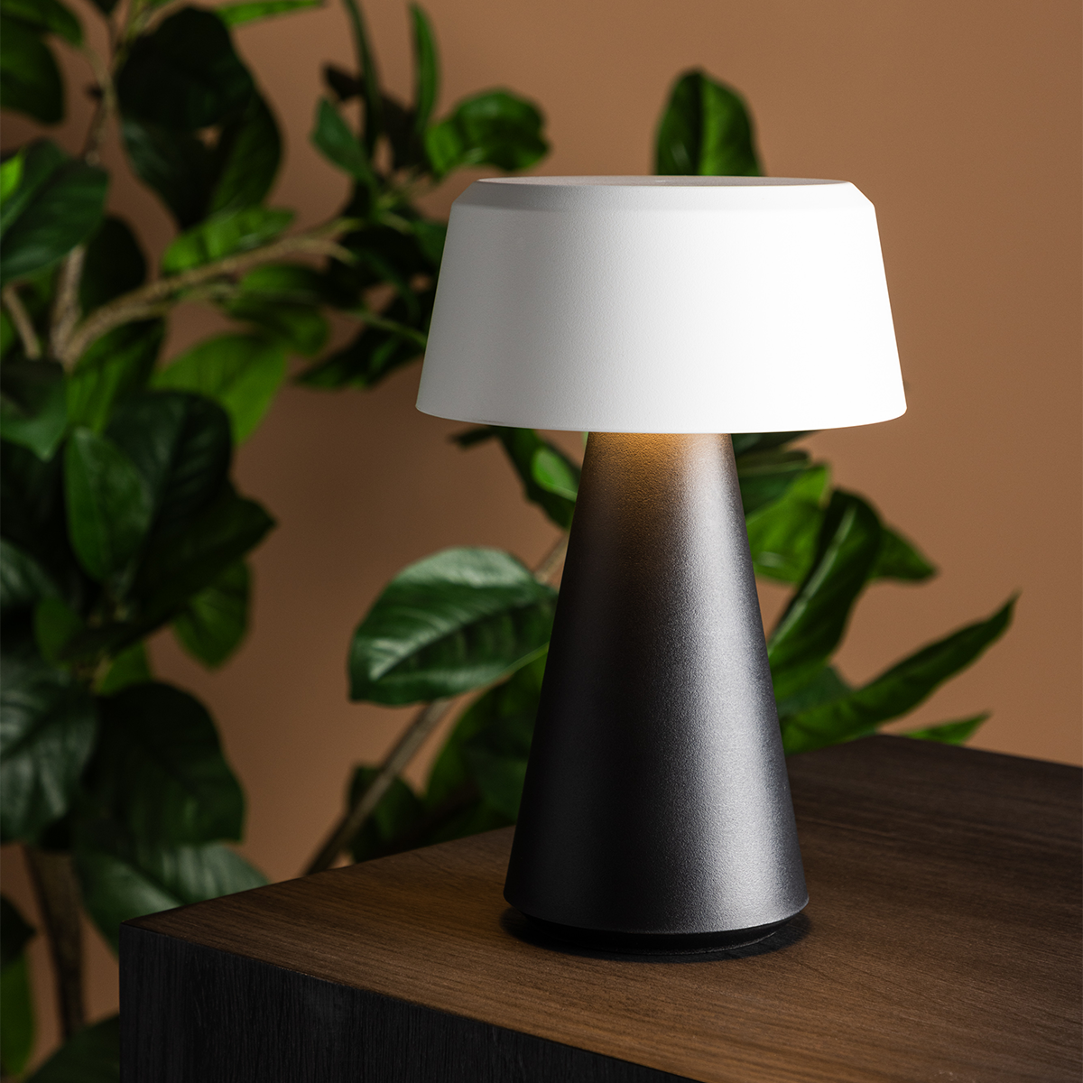 Nest outdoor Aart Tuin Tafellamp Zwart - Ø 15 cm