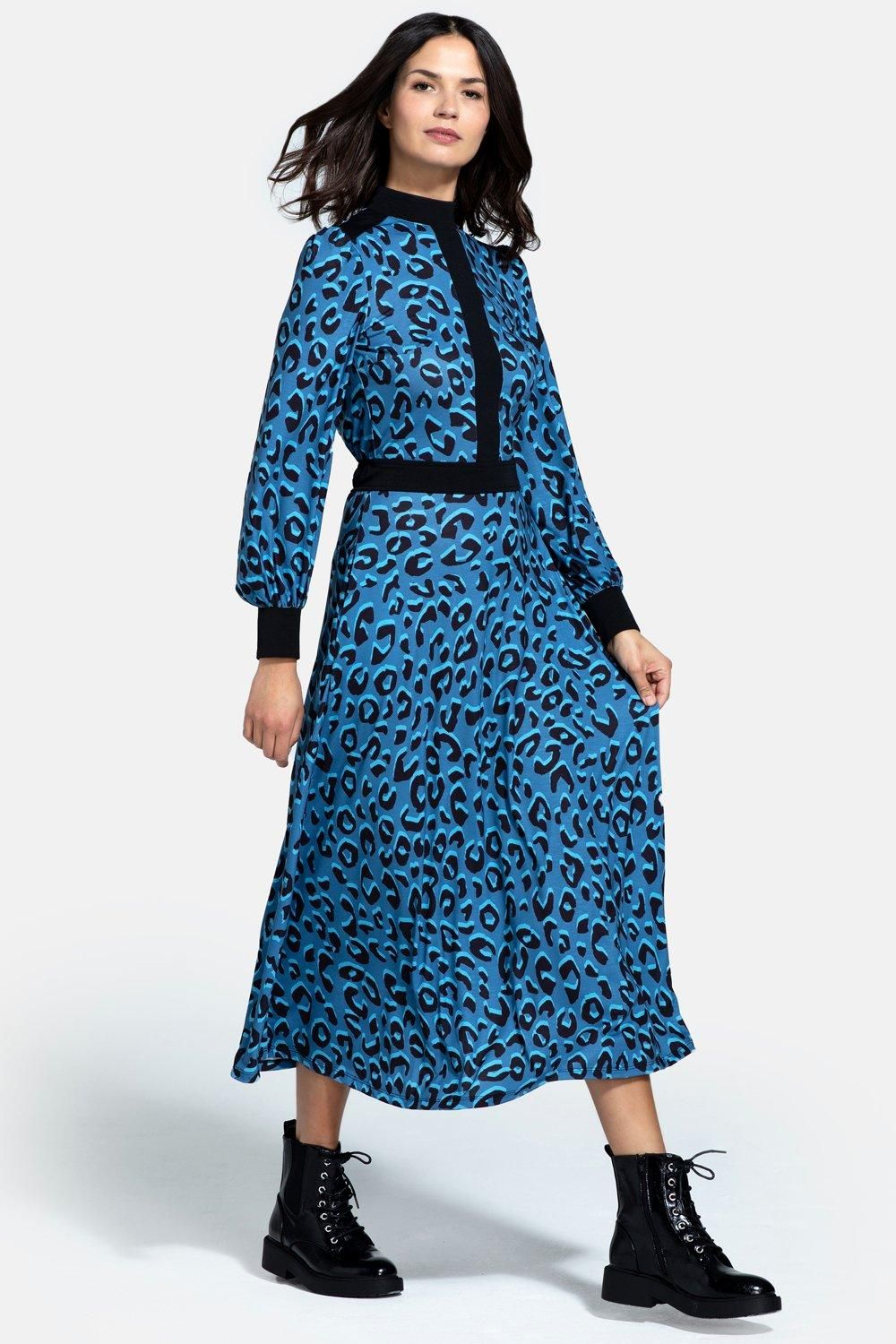 Hot Squash Panelled Midi Dress