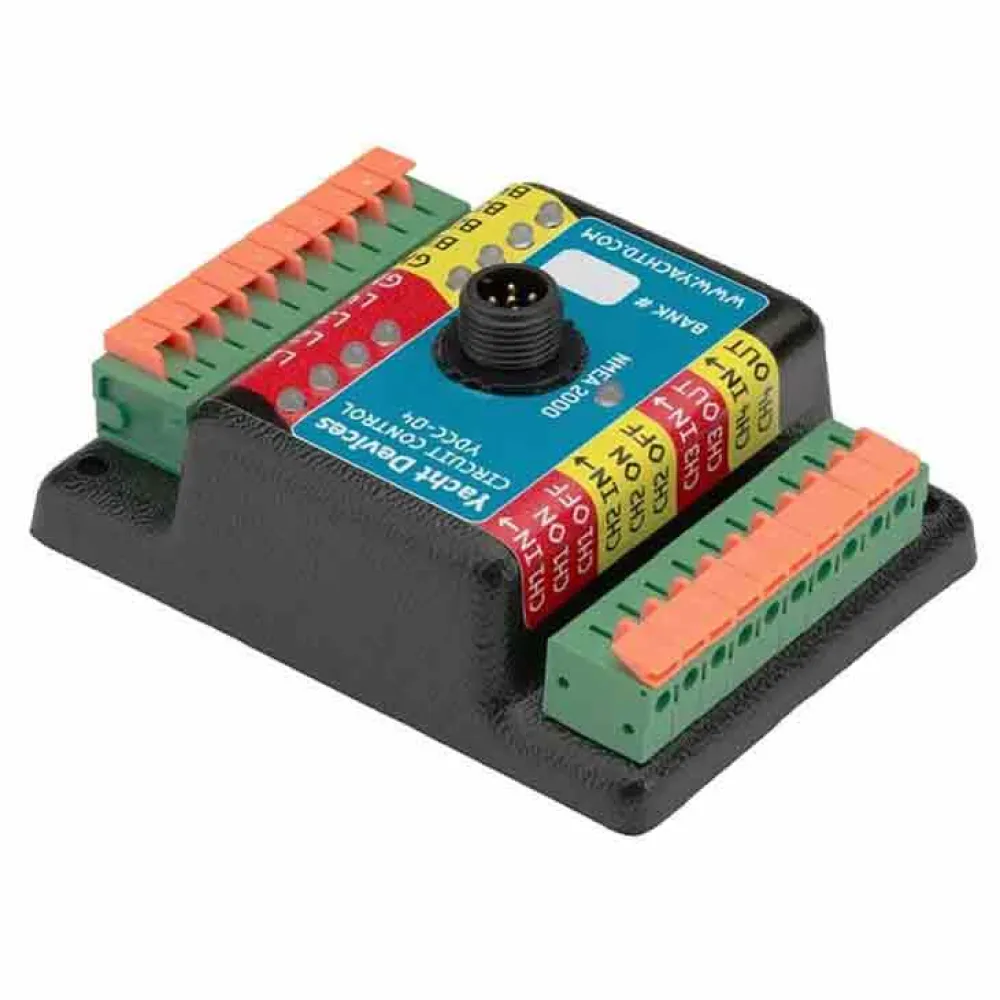 Yacht Devices NMEA 2000 Micro 4X Bistable Relay electrical circuit