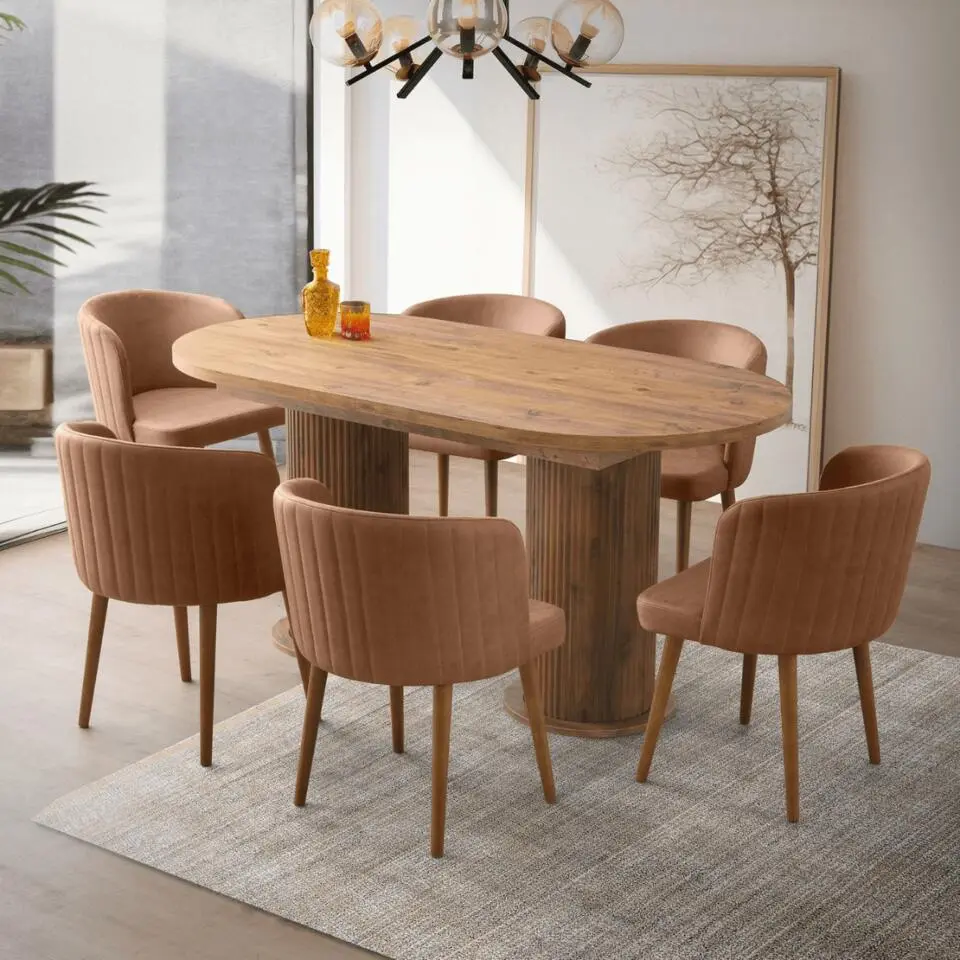 CALICOSY - Esstisch ausziehbar GUSTO - 90x180x77 cm