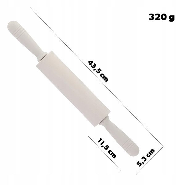 Wałek Silikonowy Do Ciasta Obrotowy 43,5 cm