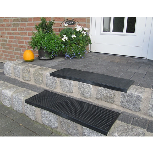 Stufenmatte »Gummi«, 77x25 cm schwarz
