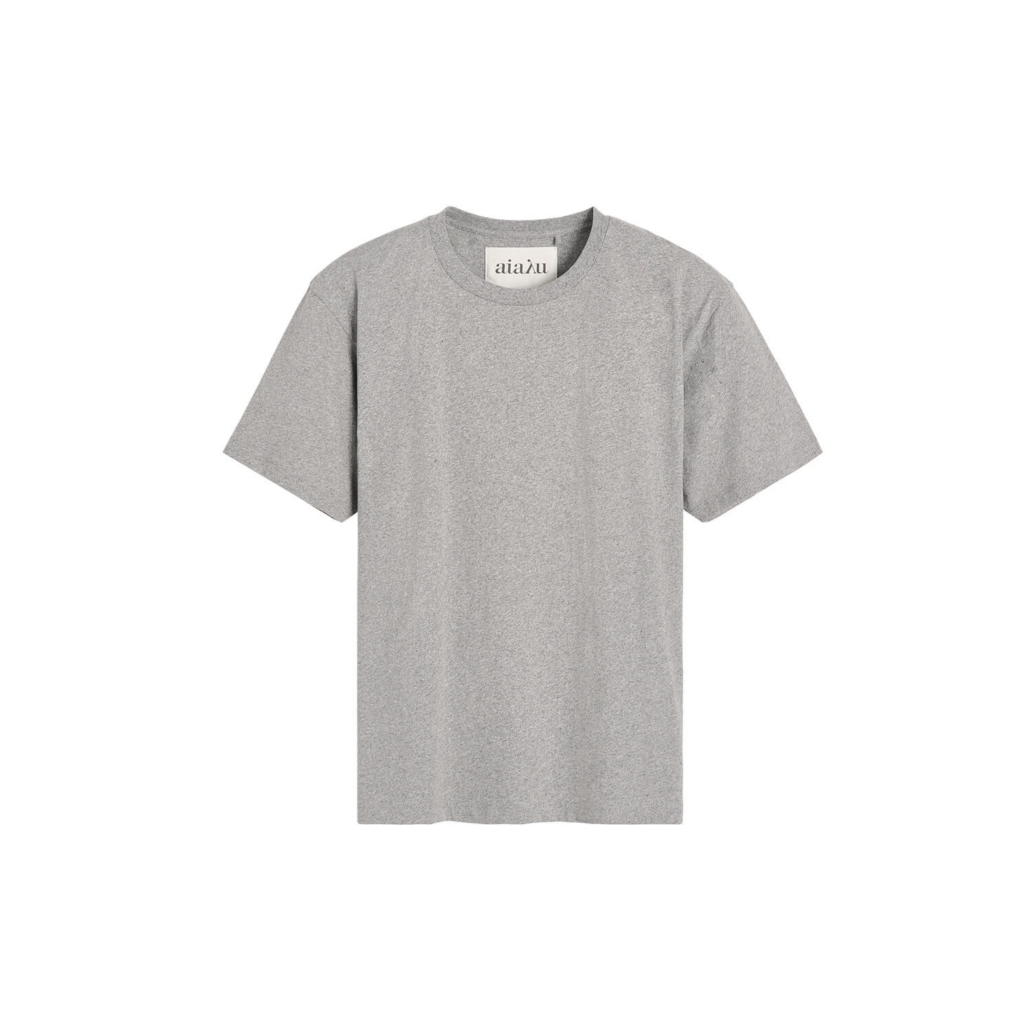 Classic Circular Tee Melange, grey melange