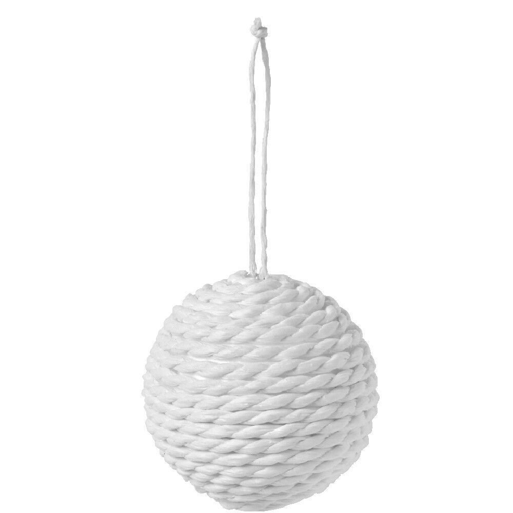 Boule de No&euml;l blanche
