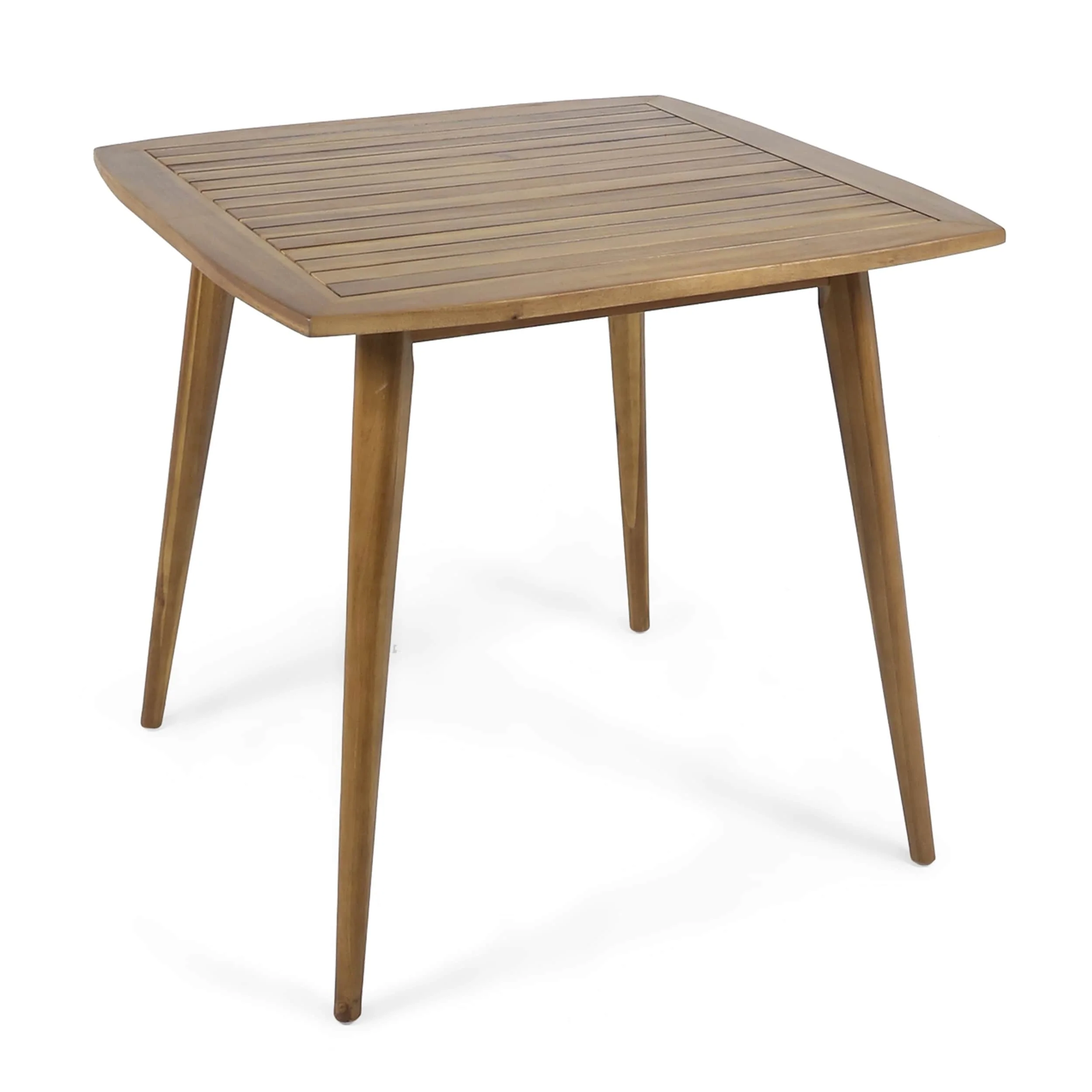 Stamford Outdoor Dining Table with Straight Legs by Christopher Knight Home - 30H x 35.50W x 35.50D