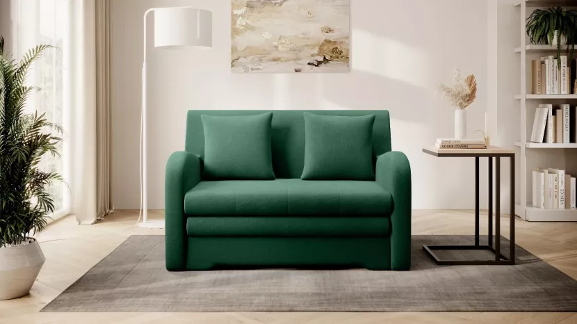 Sofa rozkładana z funkcją spania ARIO zielona