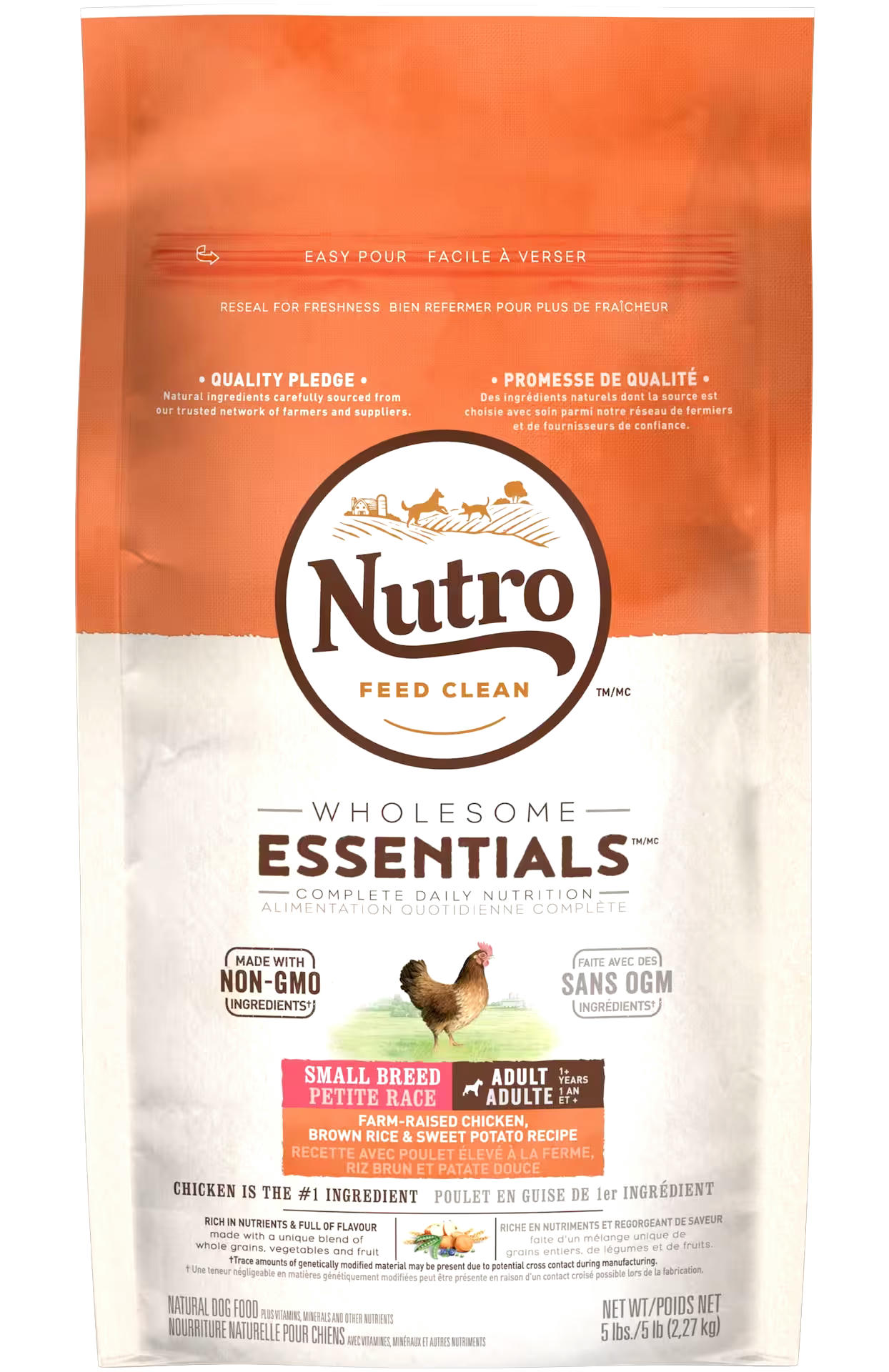 Nutro Wholesome Essentials™ Chicken & Brown Rice Adult Dry Dog Food, 2.3-kg
