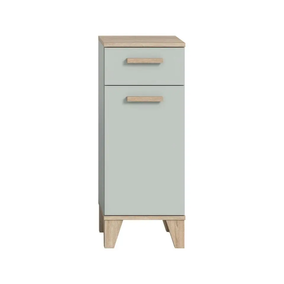 Hioshop Star badkamerkast 2 laden- 1 deur lichtgroen