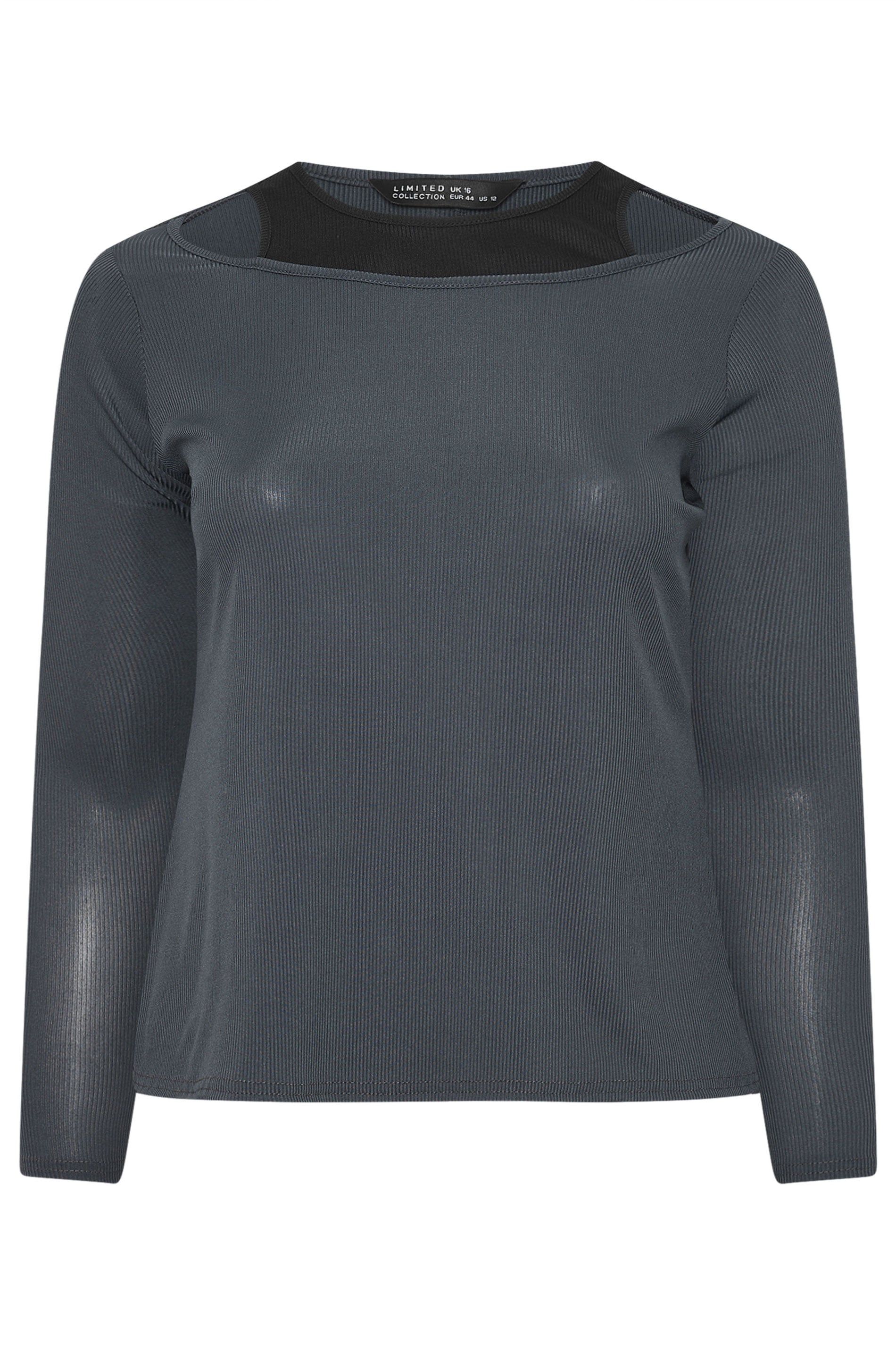 Yours 2-In-1 Ribbed Long Sleeve T-Shirt