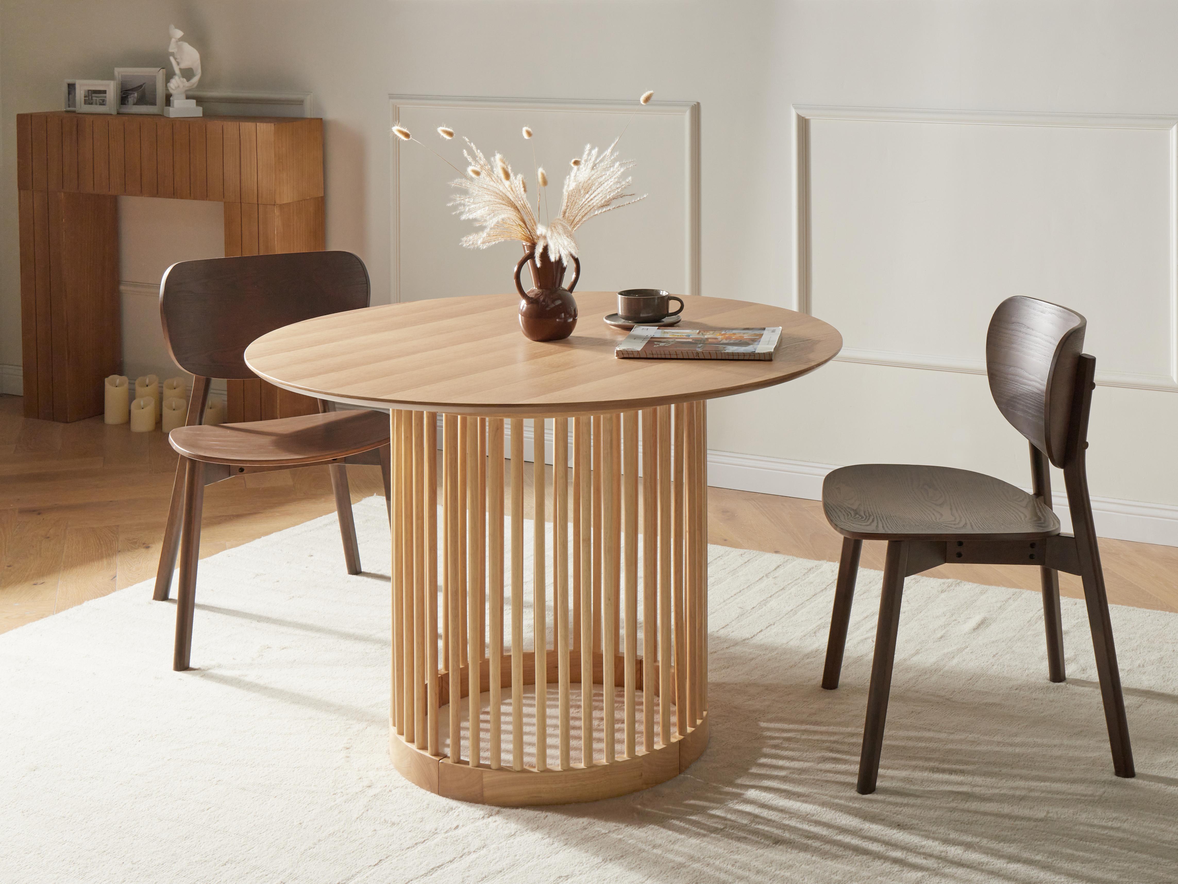 Dining Table BOYLE Light Oak 110 cm 110 cm