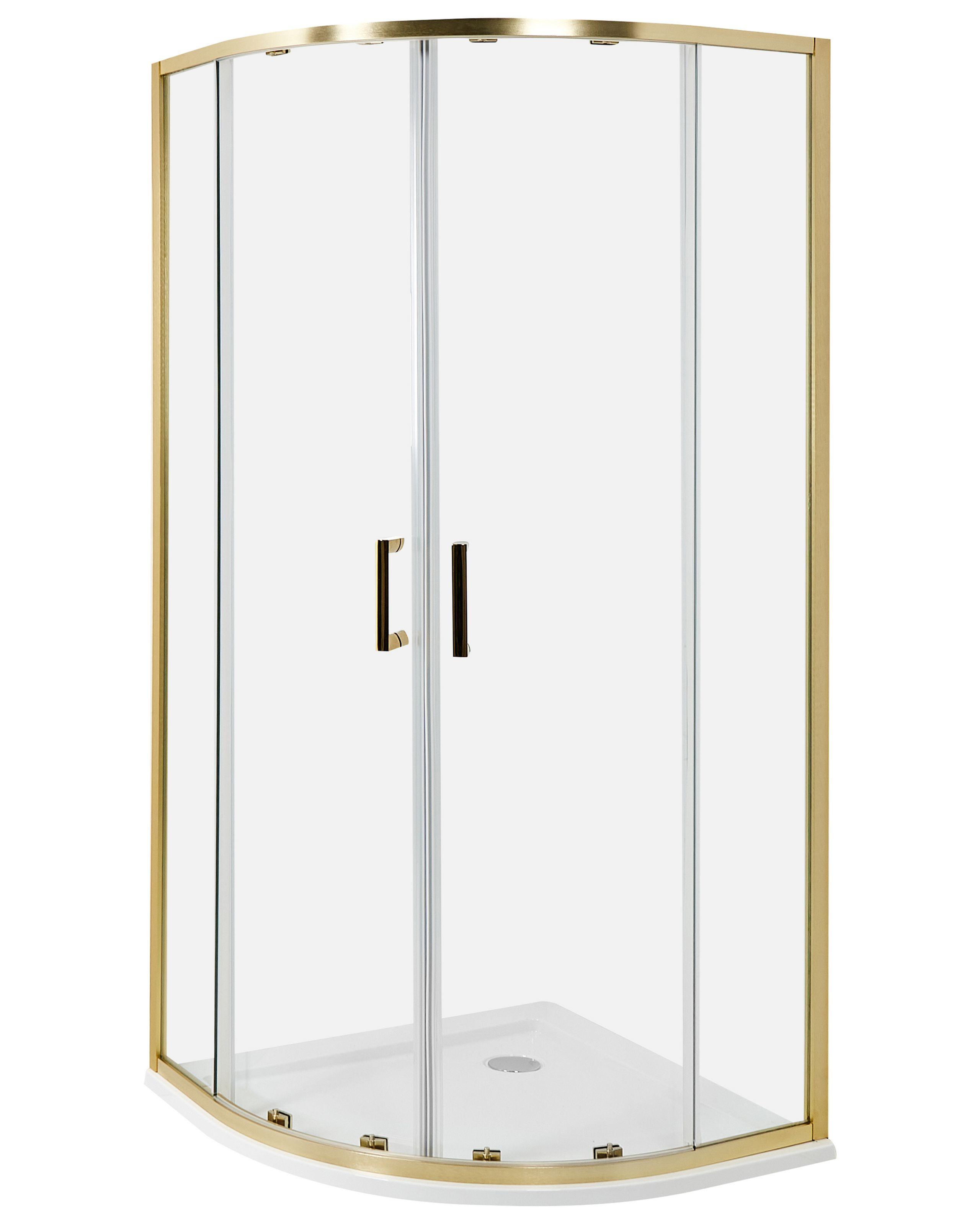 Kabina prysznicowa 90x90x185 cm złota