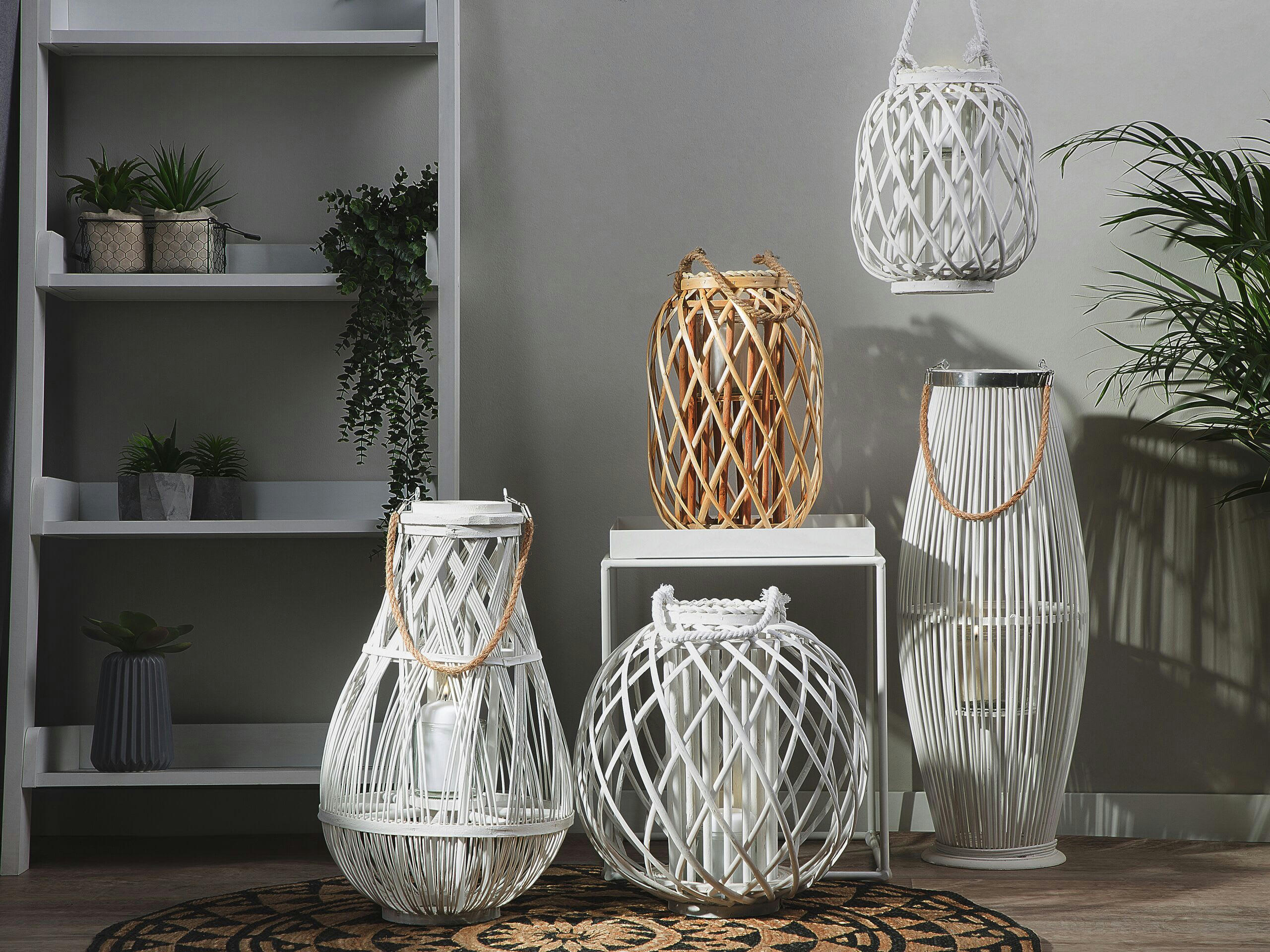 TONGA - Lanterne blanche 77 cm