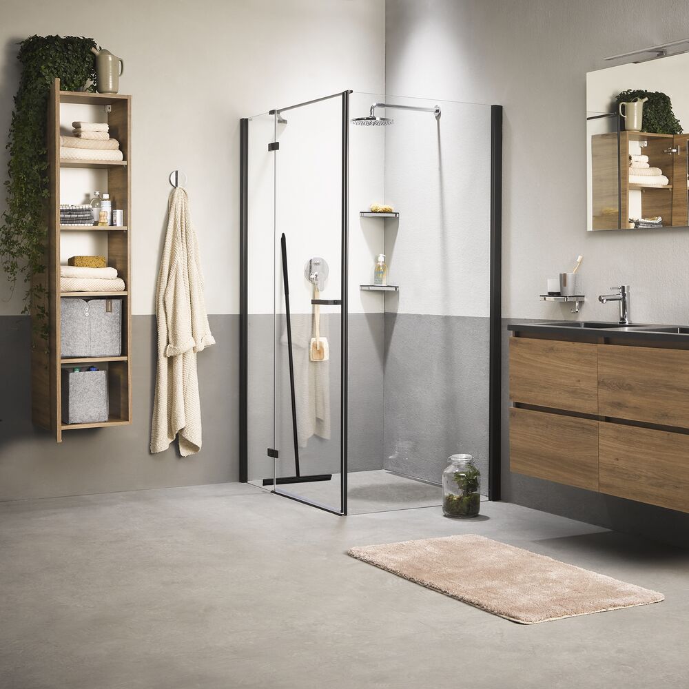 Sealskin Deluxe Raamwisser inclusief flexibele Glashaak - Zwart
