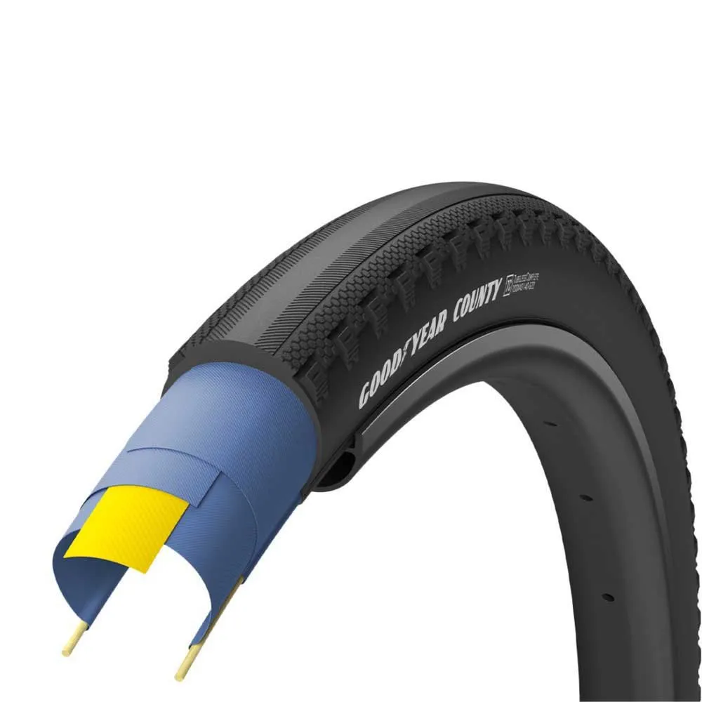 Goodyear County 60 TPI Tubeless 700 x 40 rigid gravel tyre