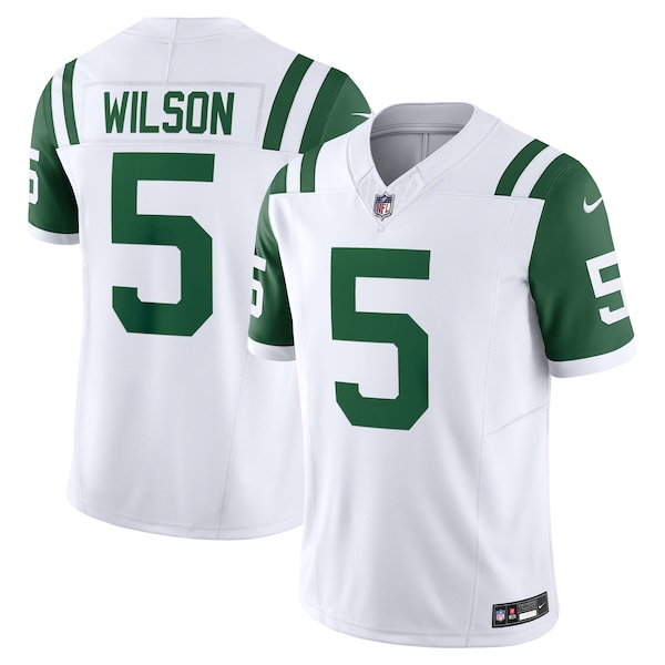 Garrett Wilson New York Jets Nike Classic Alternate Vapor F.U.S.E. Limited Jersey - White