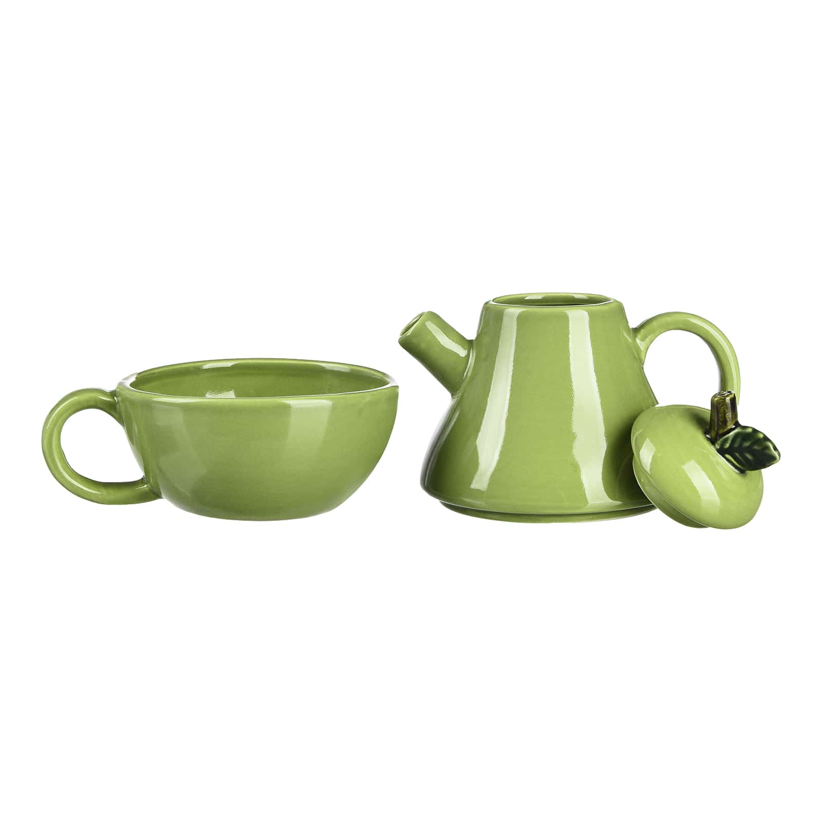 Teekannen-Set Birne Grün, 2 -tlg.