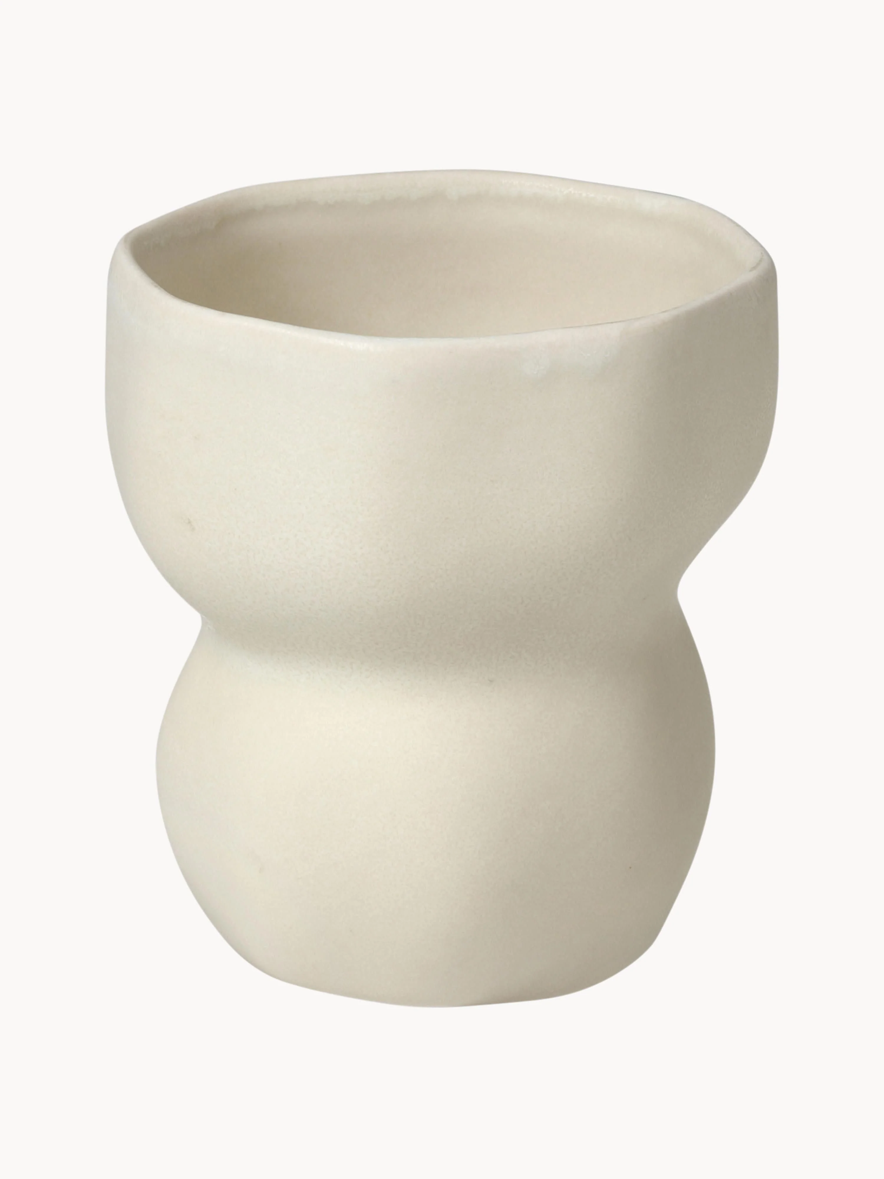 Handgefertigter Becher Limfjord in organischer Form