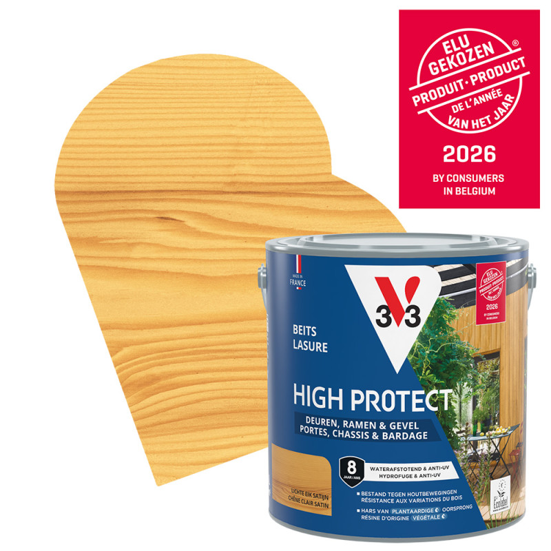 Lasure pour bois High Protect chêne clair 2,5 L V33