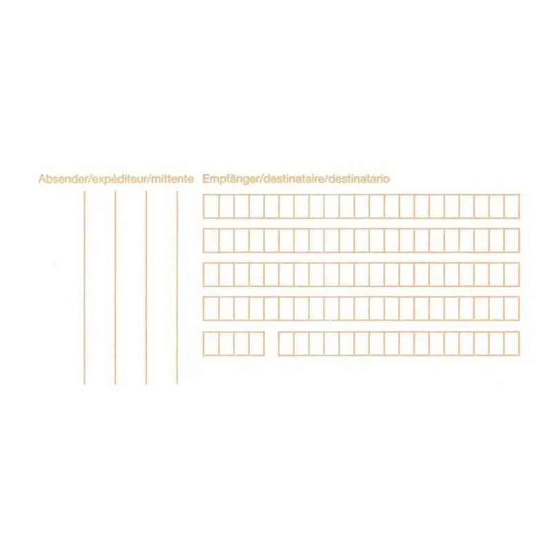 Etiketten 10er-Set Versand-Etiketten