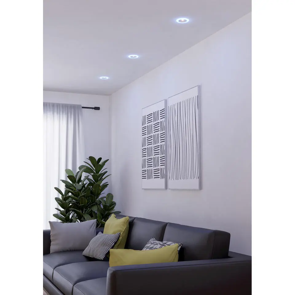 EGLO Calonge RGB Inbouwspot - LED - &Oslash; 9,8 cm - Wit - Instelbaar RGB