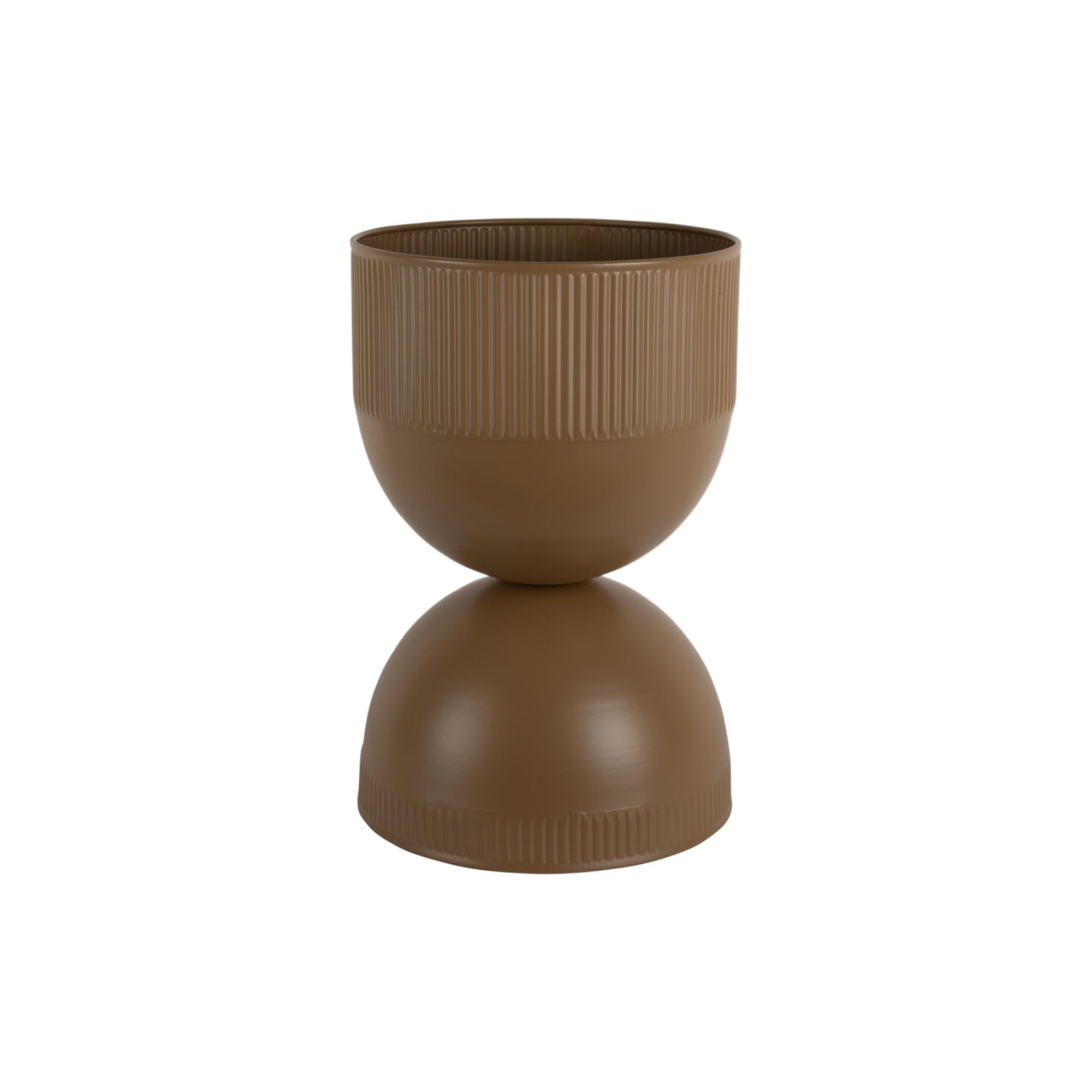 Present Time bloempot Tonar Medium - bruin - Ø25.5cm