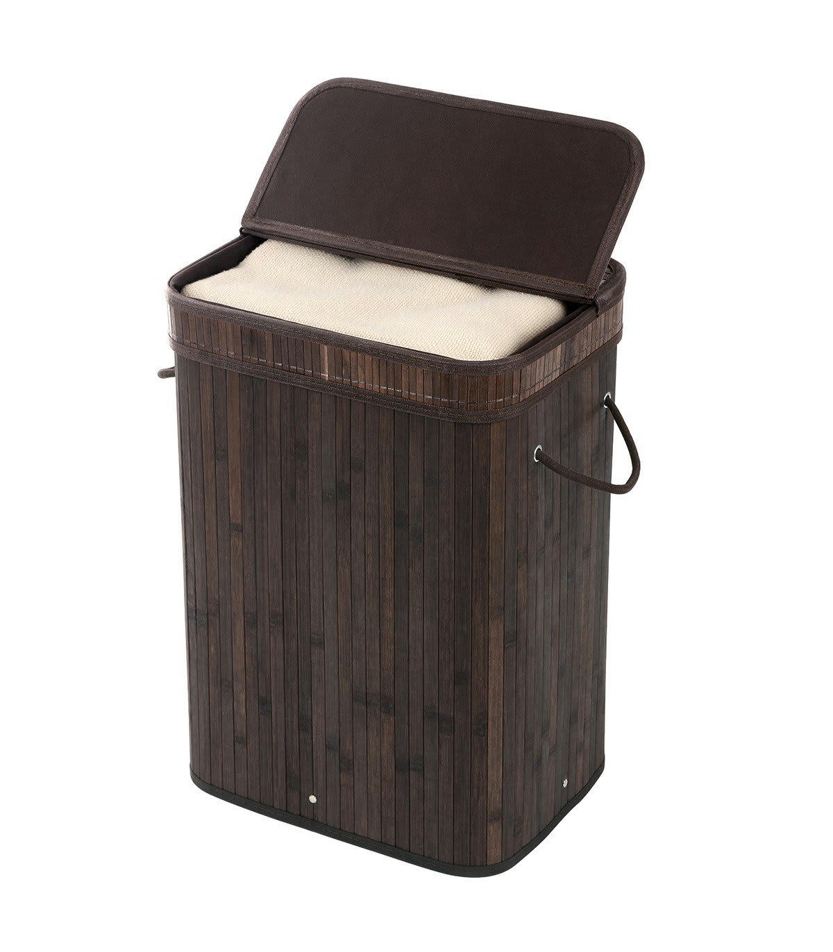 - Panier à linge marron - L40 cm