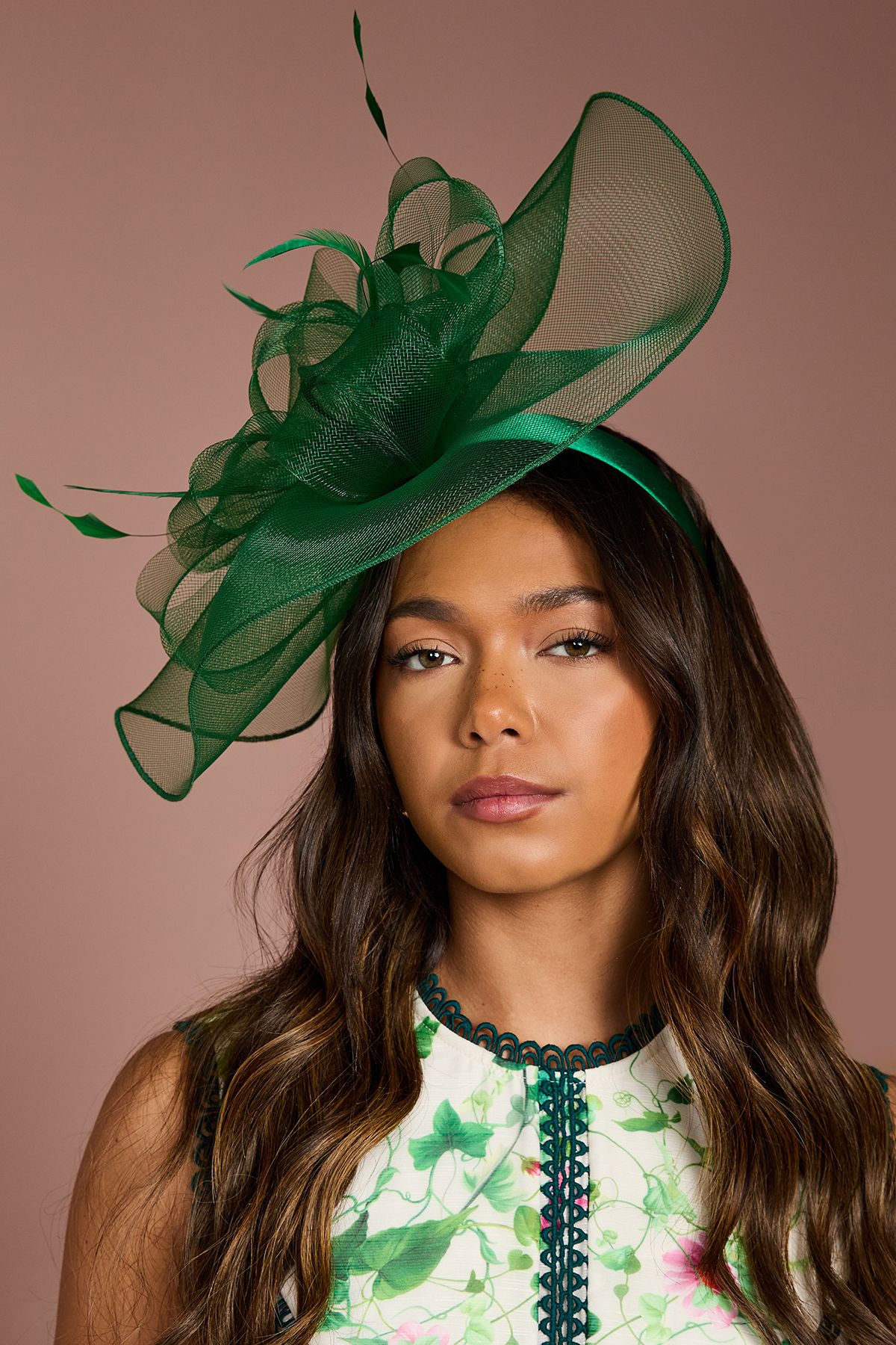 Coast Structured Mesh Bow Flat Fascinator