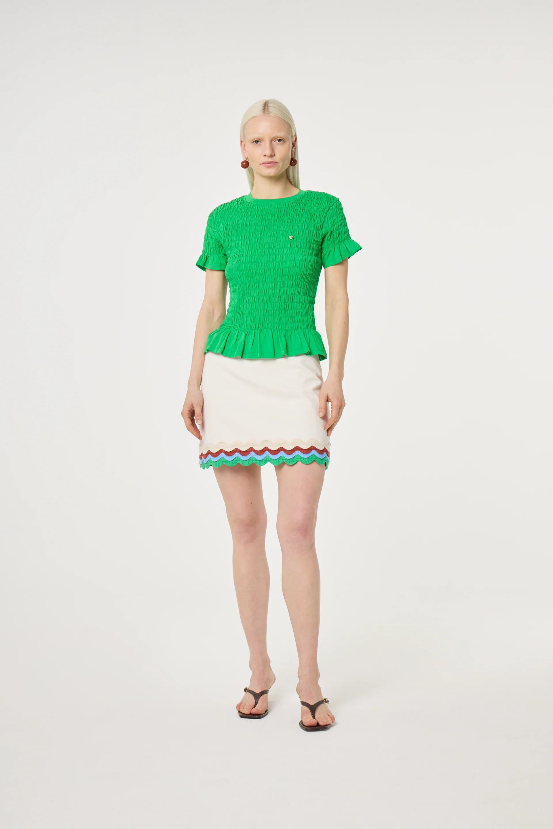Carmen T-Shirt | Green Glimmer
