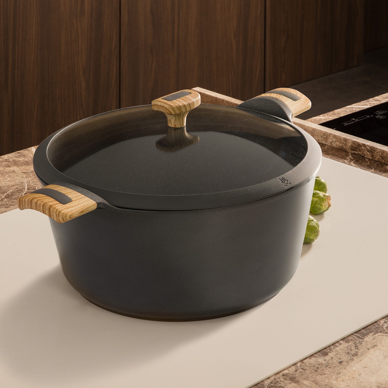 Casseruola 32 cm con coperchio Evolution