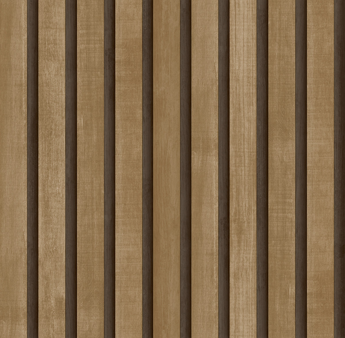 Sanders & Sanders behang houten wandpanelen 3d bruin - 53 cm x 10 m - 640048