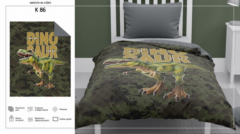 Narzuta Holland Collection Dinozaur T-REX 170X210 Detexpol