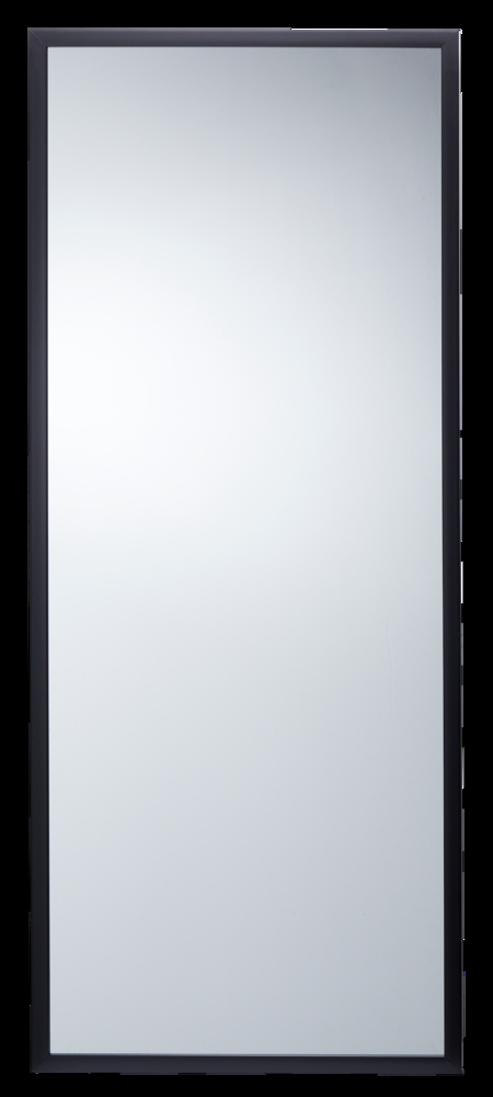 CANVAS Elmira Rectangular Wall Mirror, Black, 58 x 24-in