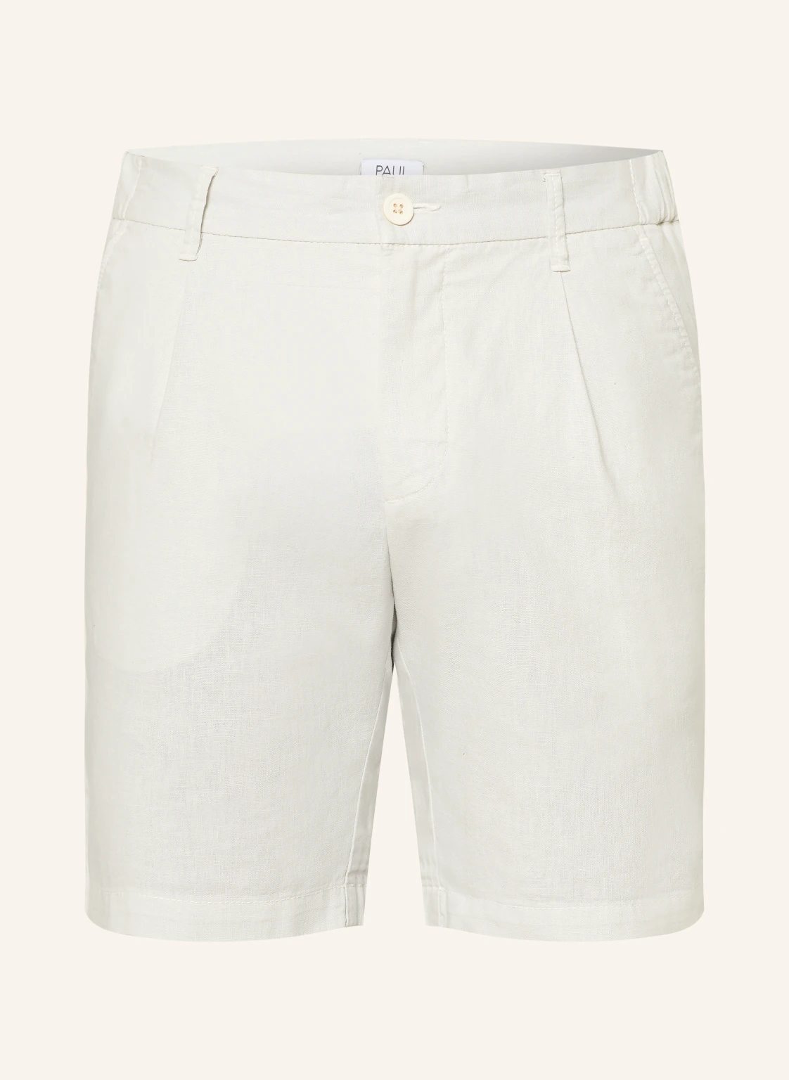 PAUL Chinoshorts Comfort Fit mit Leinen