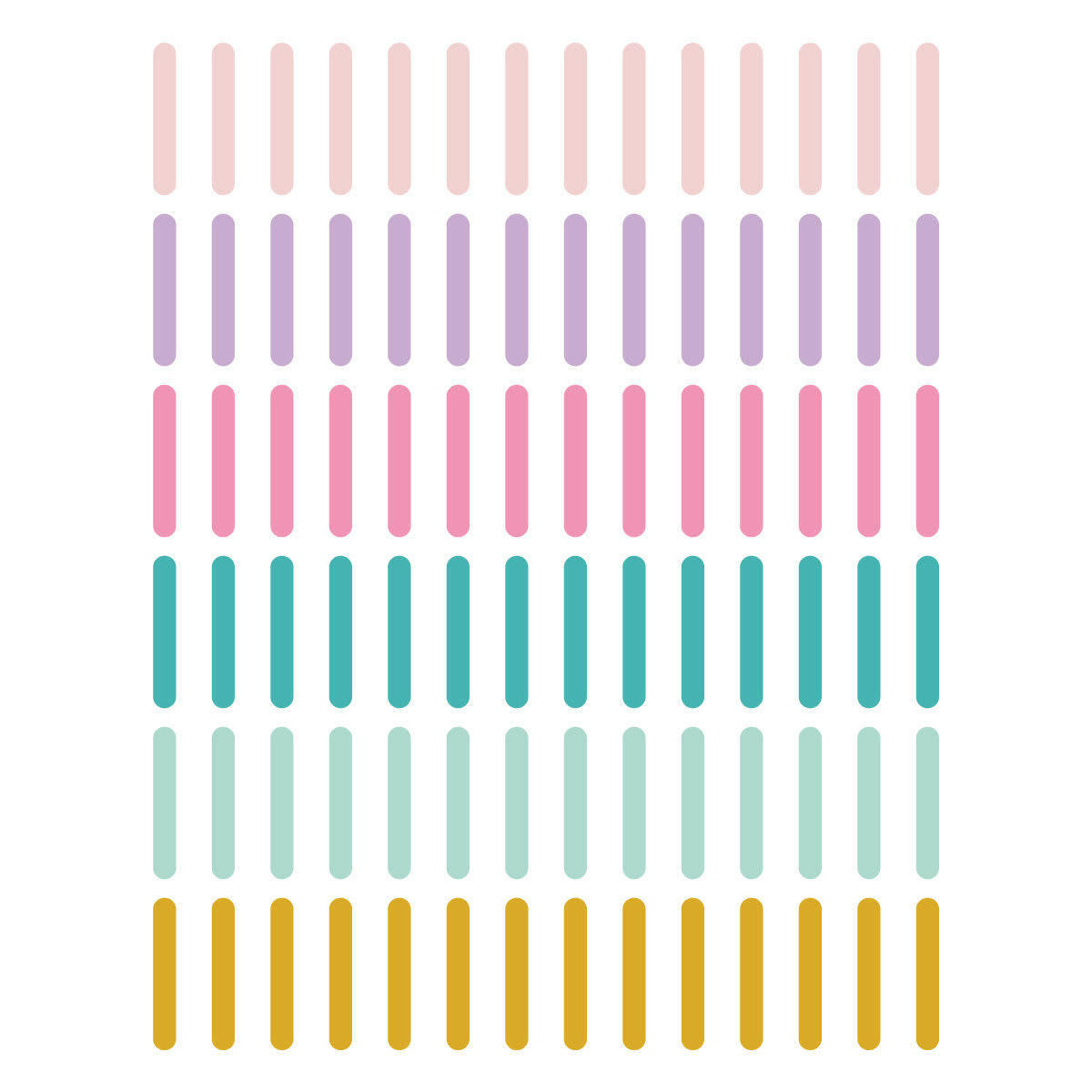 CONFETTI - Stickers muraux en vinyle confettis rose et lilas