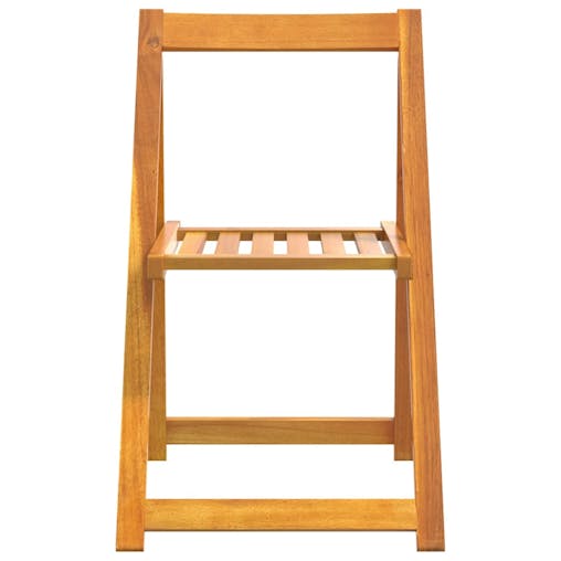 NNEVL Folding Garden Chairs 4 pcs Solid Wood Acacia