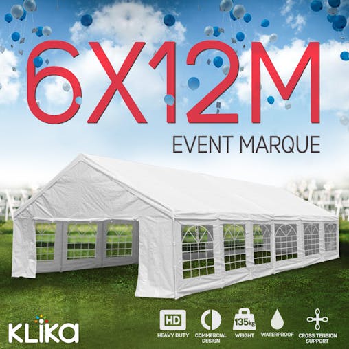 NNEDPE 12m x 6m Wallaroo outdoor event marquee carport tent