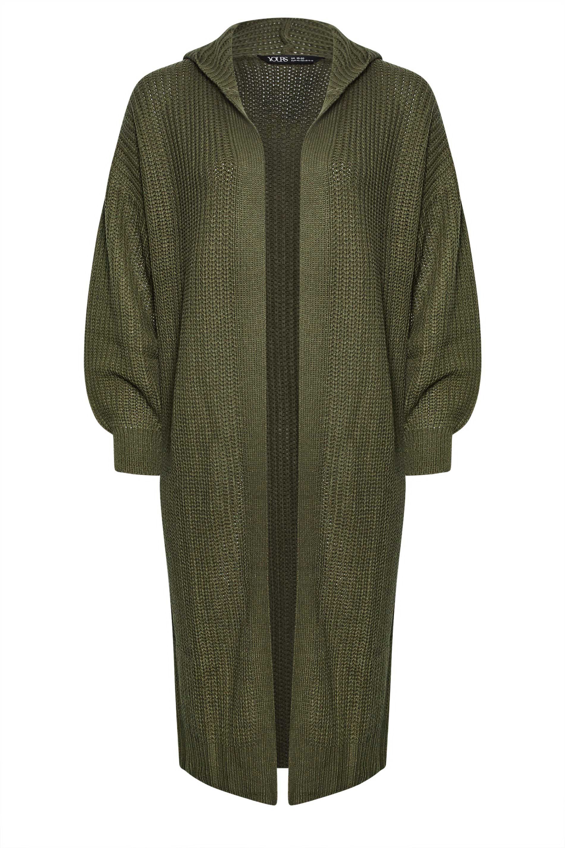 Yours Long Sleeve Hooded Cardigan